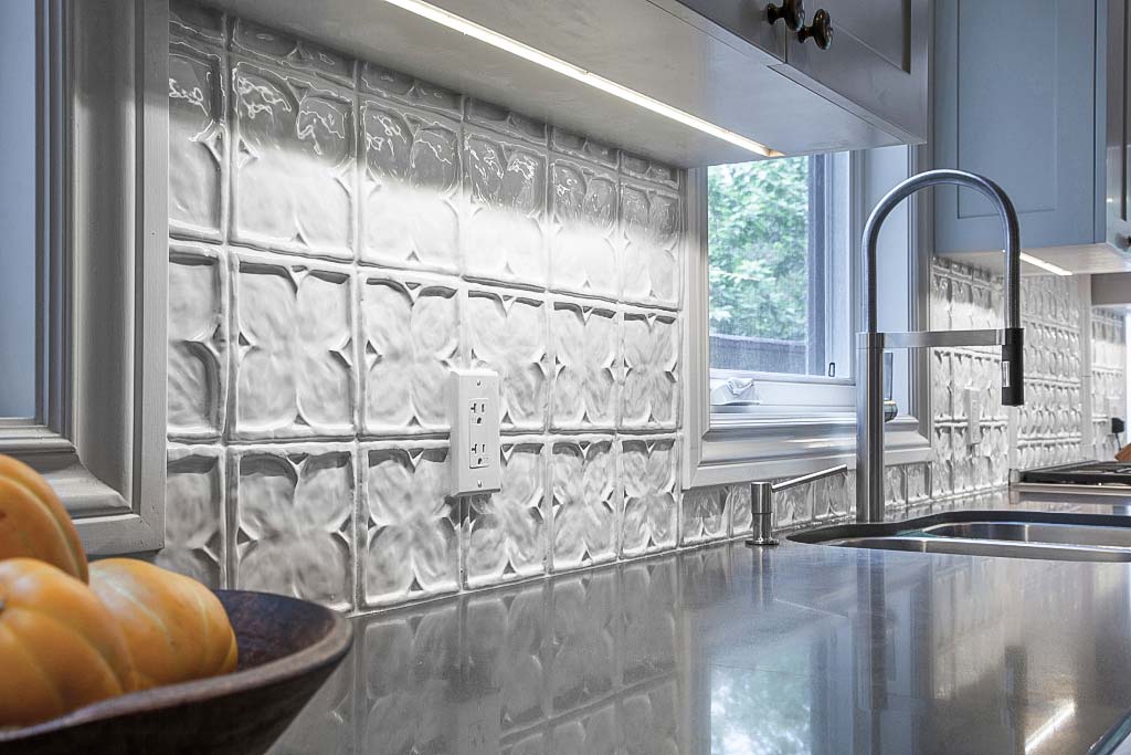Belmont white handmade decorative backsplash kitchen tiles