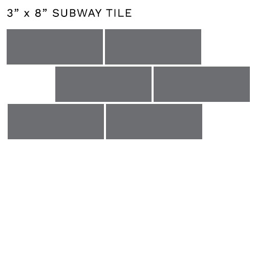 3x8 Subway Tile Size