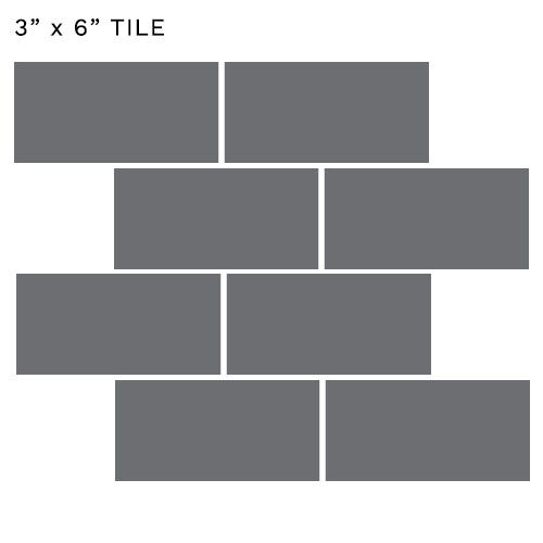 3x6 tile size