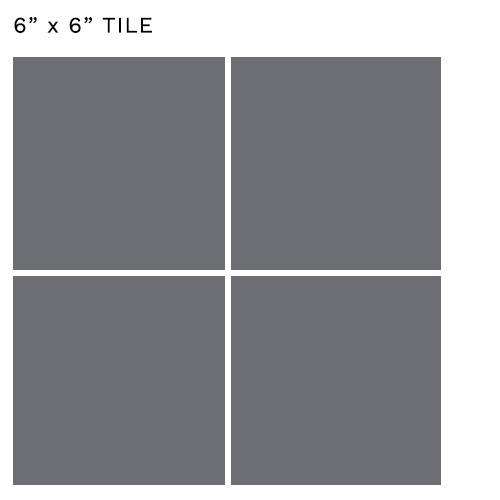 6x6 tile size