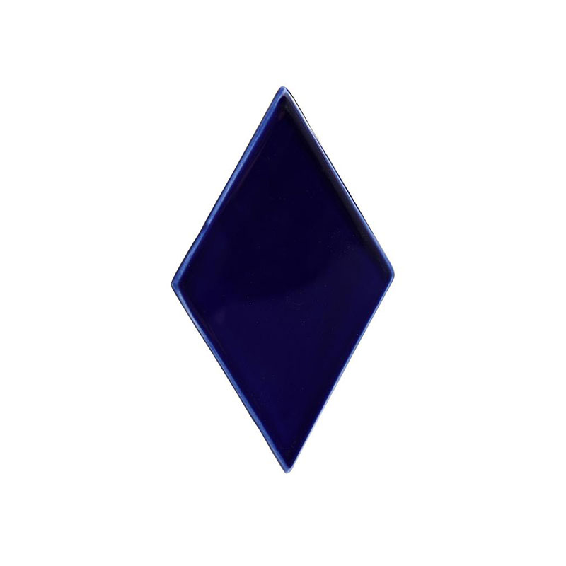 diamond tile navy blue