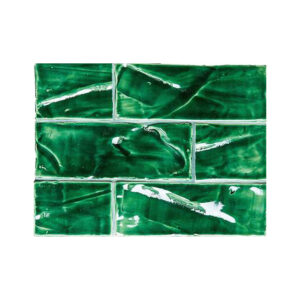 3 x 8 Subway Tile Emerald Green