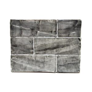 3 x 8 Subway Tile Charcoal Wash Glaze